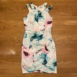 Hello Molly Watercolor Mini Dress